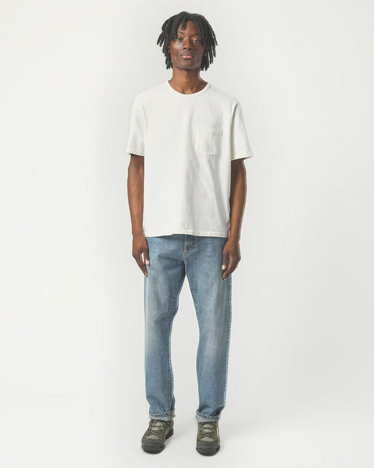 Garment Dyed Tee in White