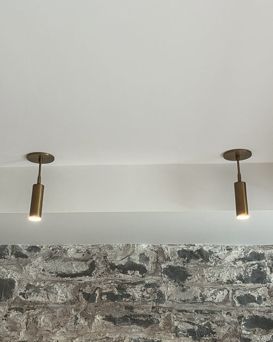 Cedar & Moss Fjord Adjustable Brass Spot Light