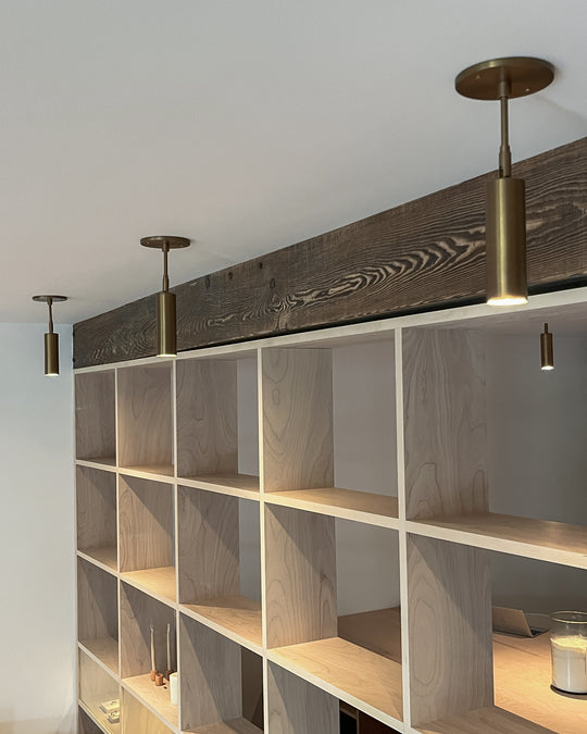 Cedar & Moss Fjord Adjustable Brass Spot Light