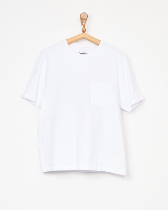 Garment Dyed Tee in White