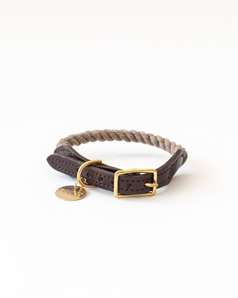 Dog & Cat Collar in Natural | Found My Animal | At Land