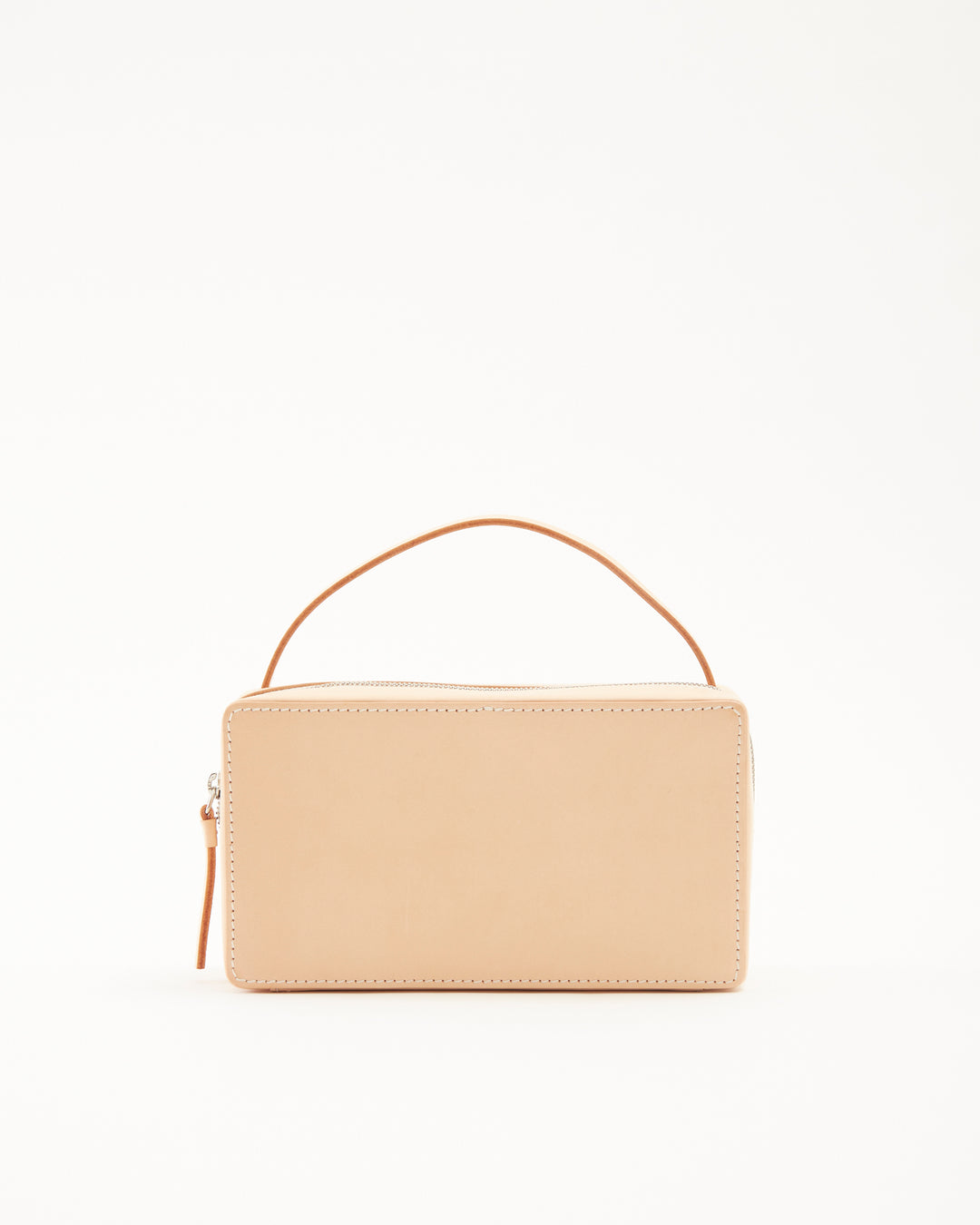 COS Versatile Leather Shopper in Natural
