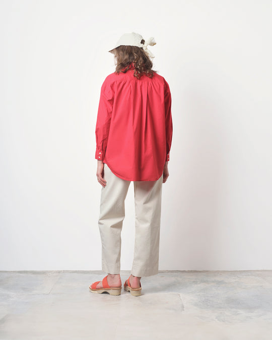 Francine Shirt in Tomato