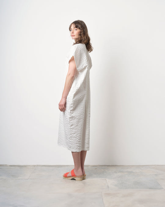 Origami Dress in White