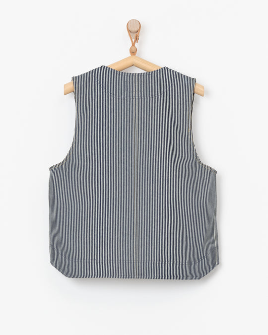 Junction Vest in Railroad Stripe