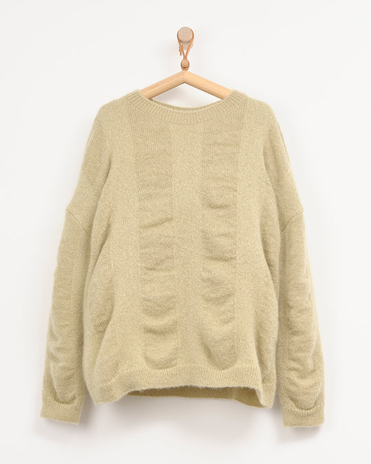 Waterfall Sweater in Lime
