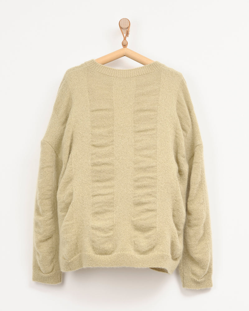 Waterfall Sweater in Lime