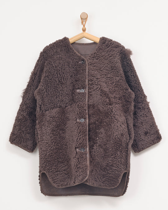 Moon Coat in Licorice