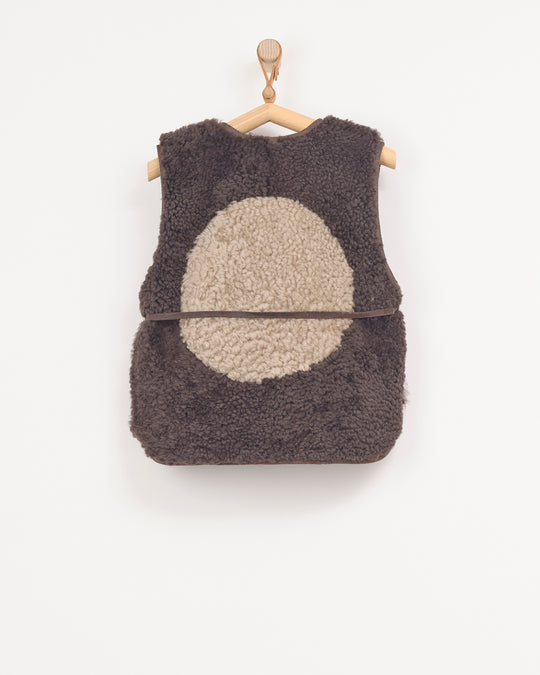 Moon Vest in Licorice
