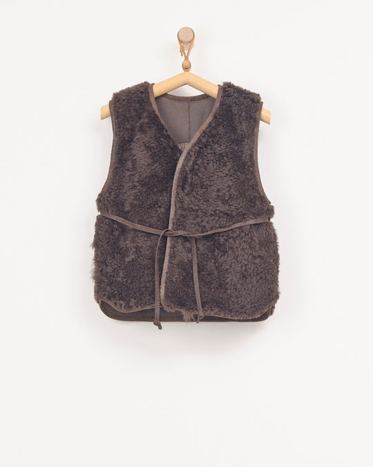Moon Vest in Licorice