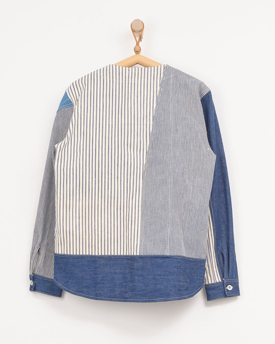 Stadium Button Up in Denim