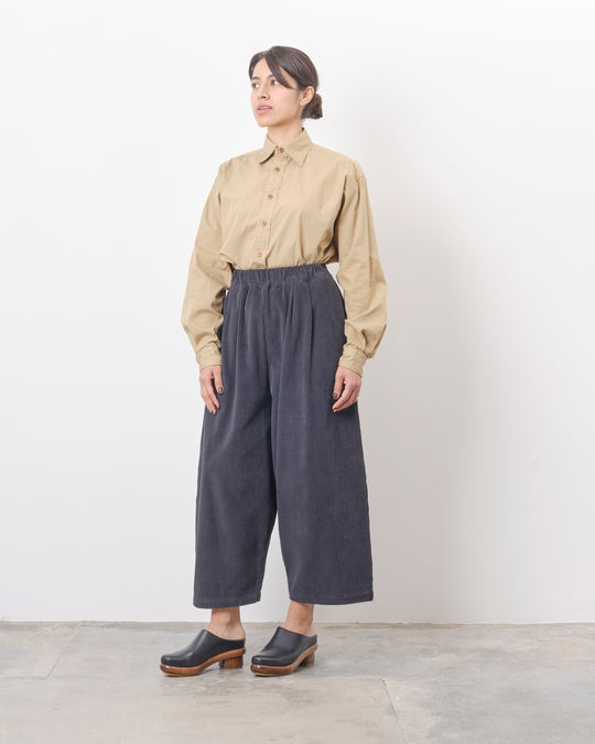 Wide Pants in Dark Grey