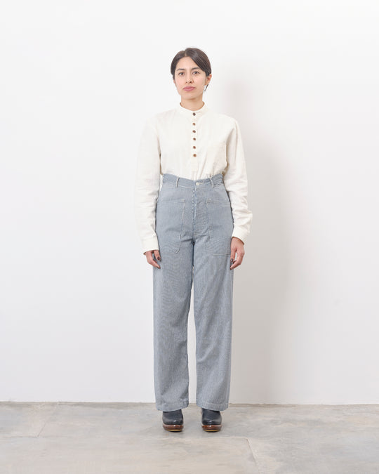 6-Button Shirt in Natural