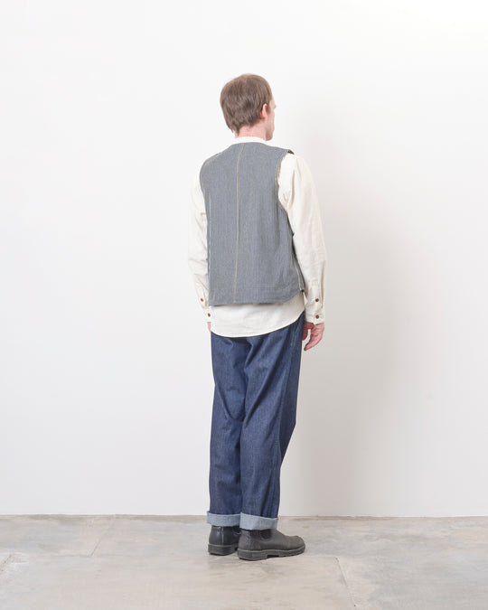 Junction Vest in Railroad Stripe