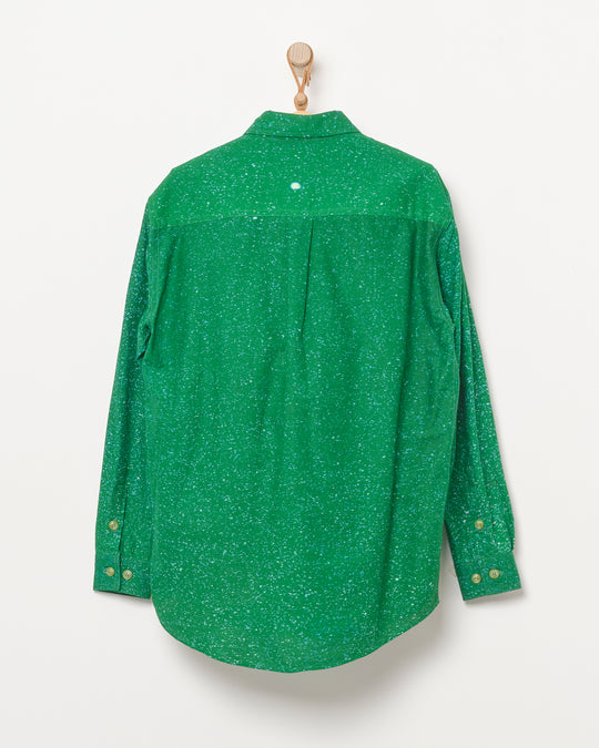 Sudi Shirt in Green Speckle