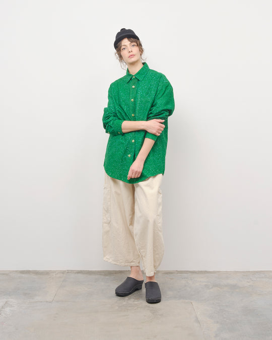 Sudi Shirt in Green Speckle