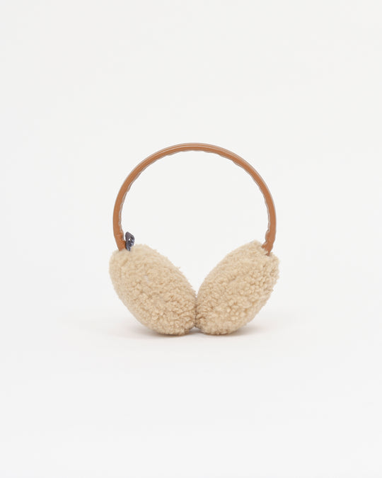 Shearlings Ear Warmers in Camel