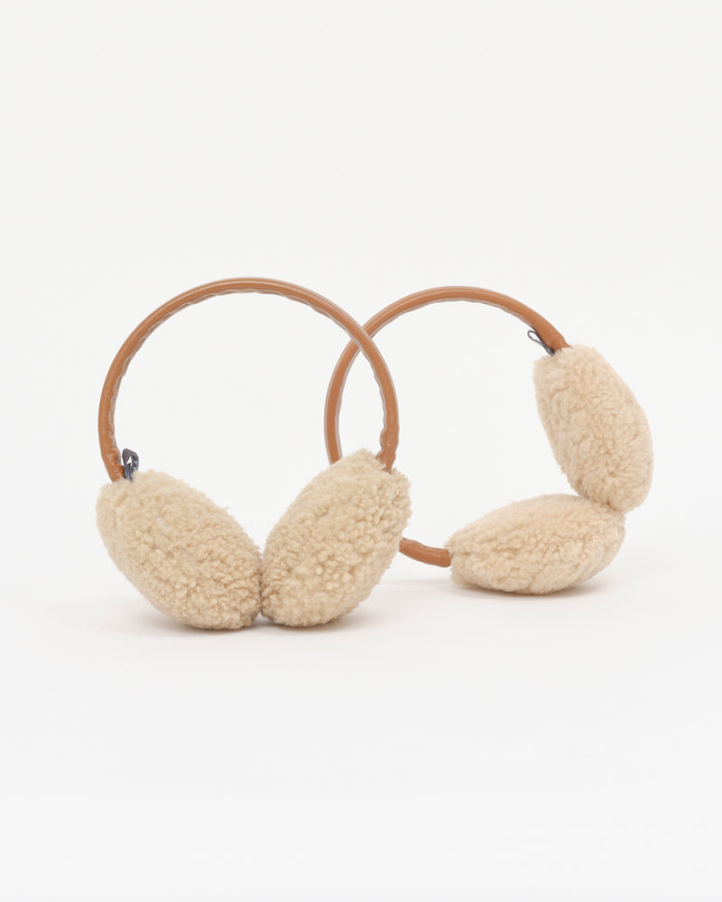 Shearlings Ear Warmers in Camel