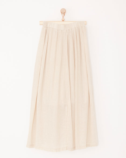 Double Layered Skirt in Natural