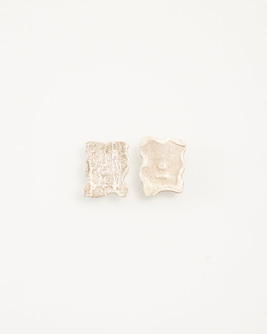 Diptych Earrings in Silver