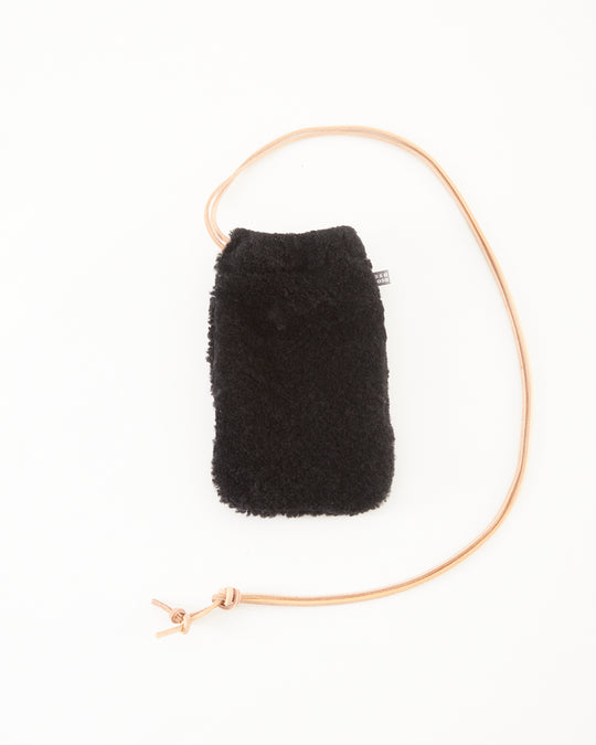 Travel Phone Pouch in Black