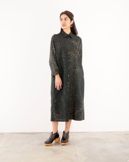 Neema Dress in Forest Speckle