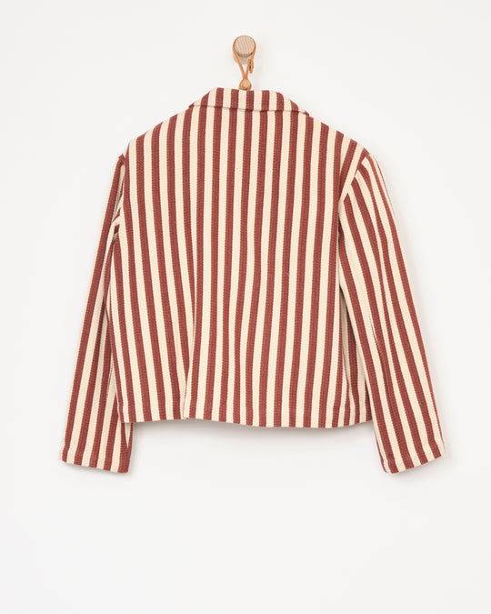Bernay Jacket in Auburn Stripe
