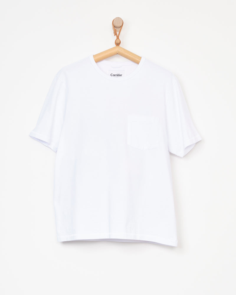 Garment Dyed Tee in White