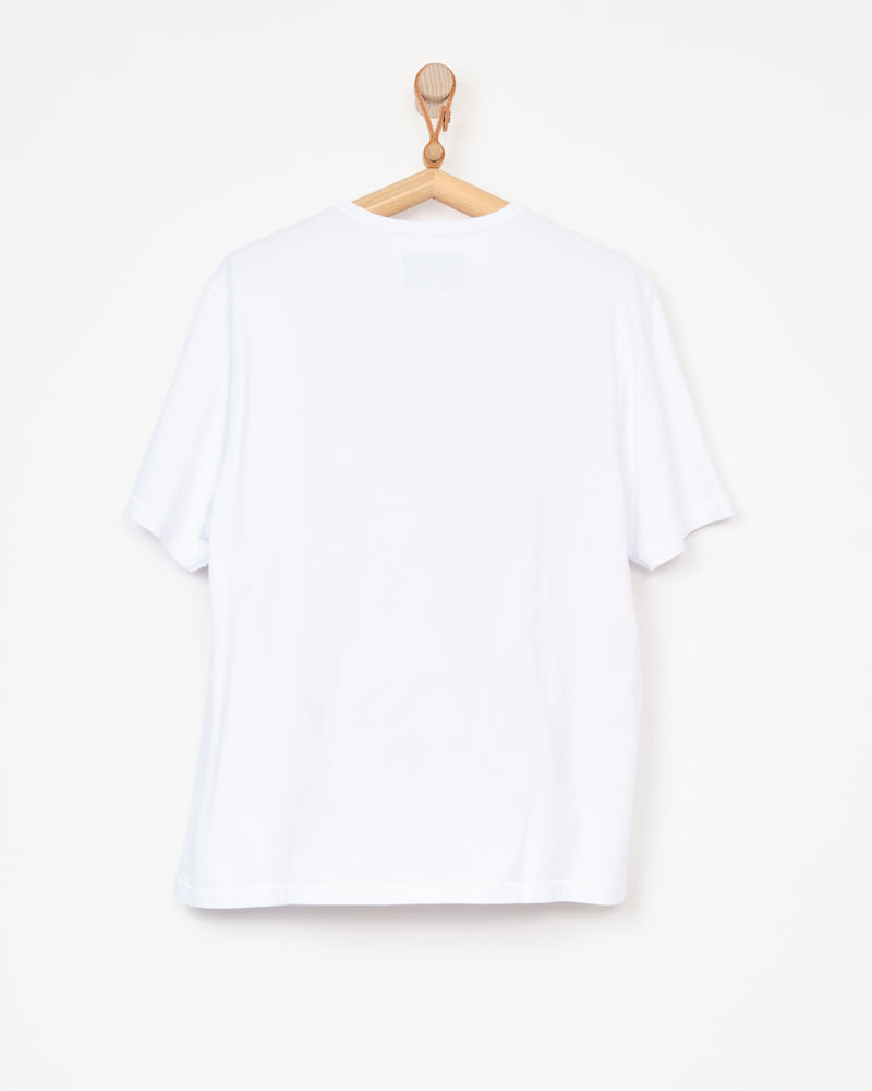 Garment Dyed Tee in White