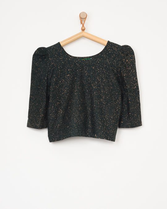 Bega Blouse in Forest Speckle