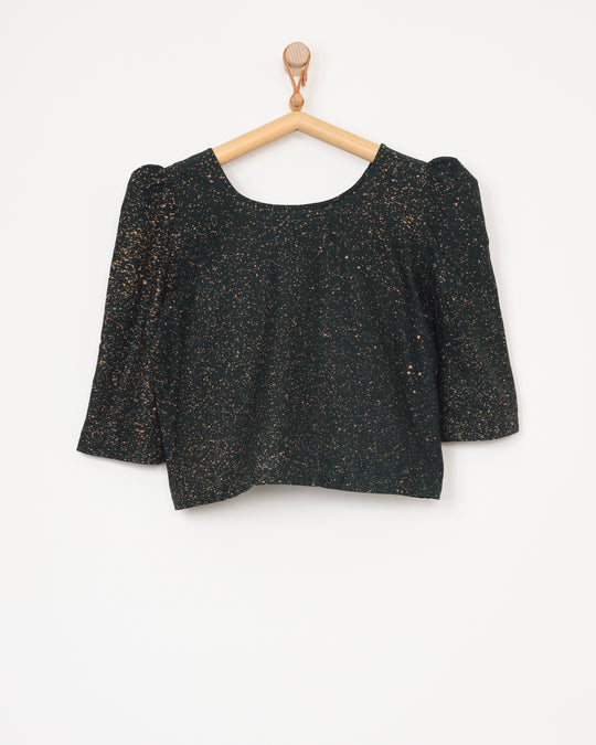 Bega Blouse in Forest Speckle