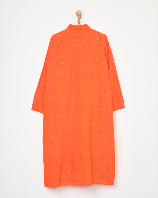 Neema Dress in Orange Speckle