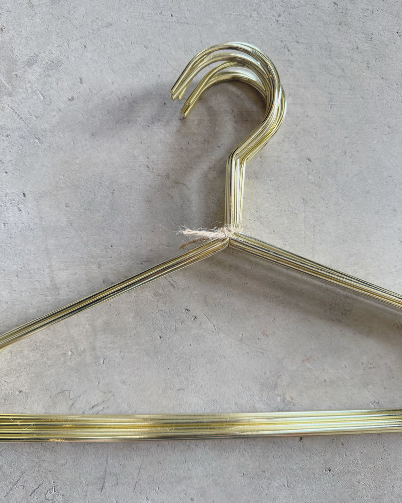 Gold Ultra Thin Hangers 10 Pack