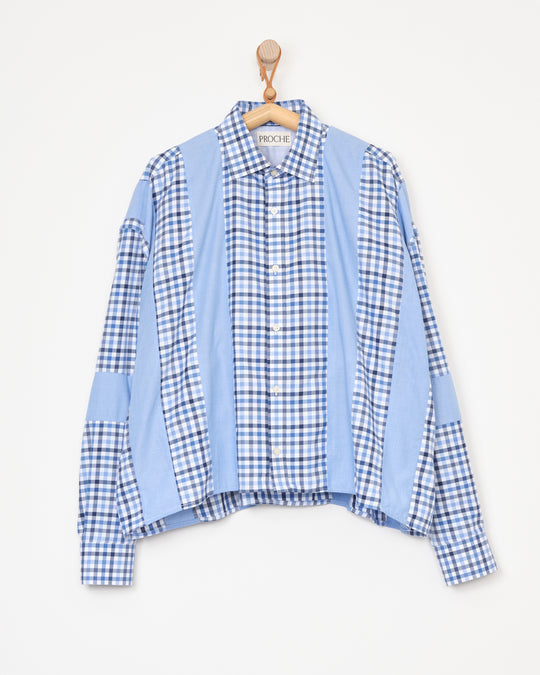 Reworked Men's Shirt in Multi Gingham