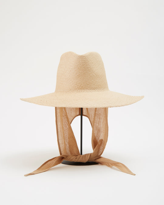 Caro Hat with Neck Shade in Dust