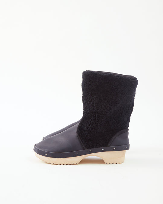 Curly Bon Boot in Black