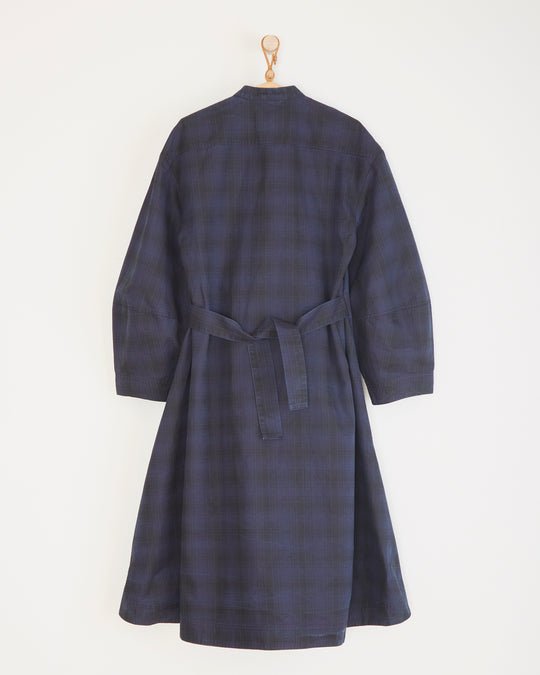Stella Dress in Navy Checks