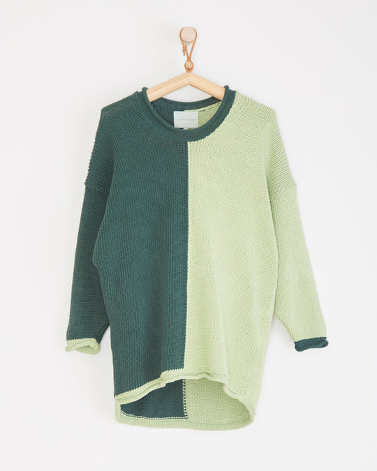 Leal Sweater in Avocado Duo