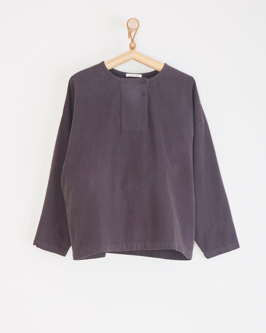 Painter Top in Sumi Black